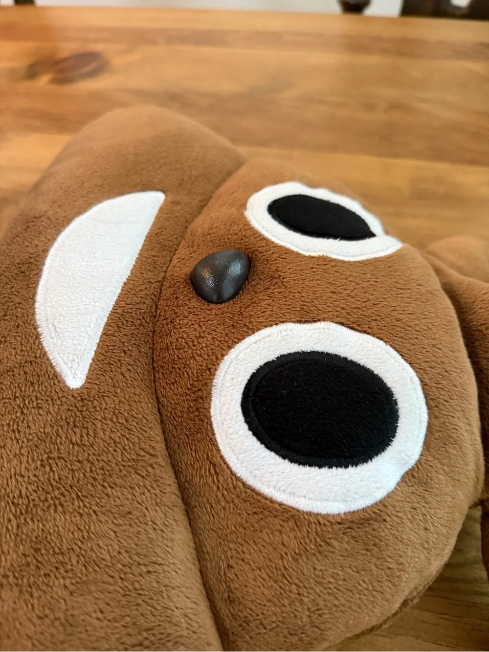 Poop Emoji Plush Pillow - Brown Smiley